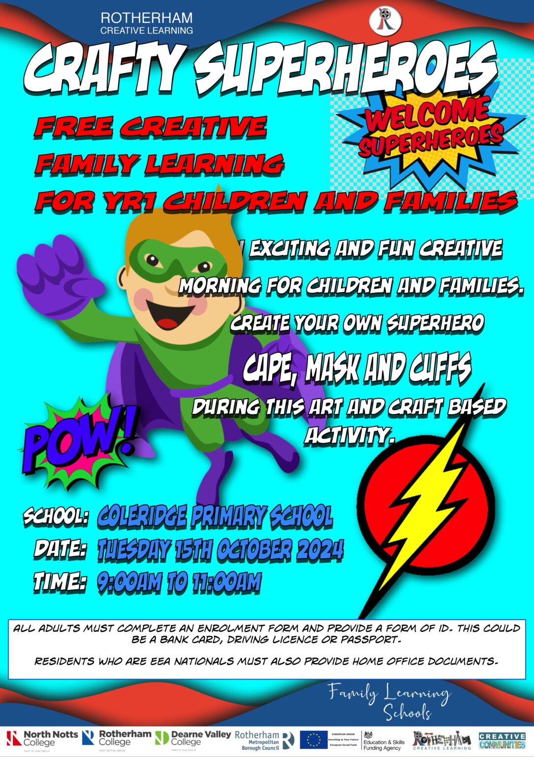 Crafty Superheroes Coleridge Primary School Crafty superheroes coleridge primary school