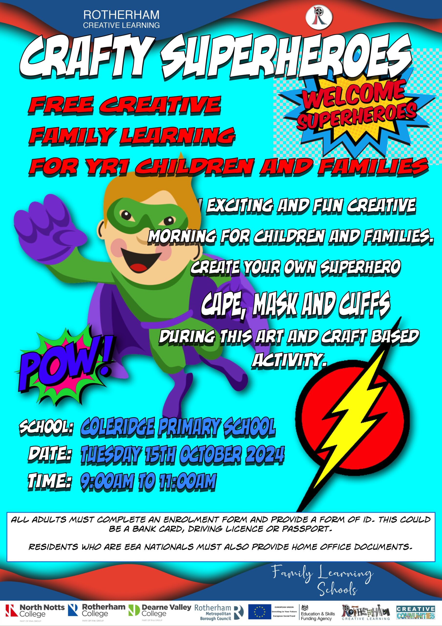 Crafty Superheroes Coleridge Primary School Crafty superheroes coleridge primary school